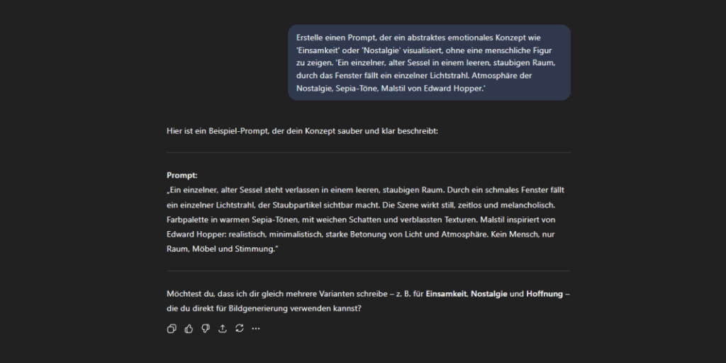 Ergebnisse sofort nutzen