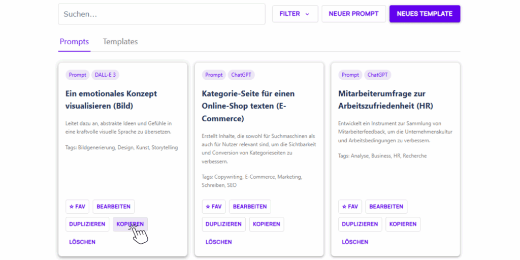Prompt kopieren